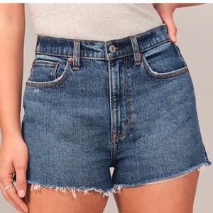 A&F Curve Love High Rise Mom Shorts
